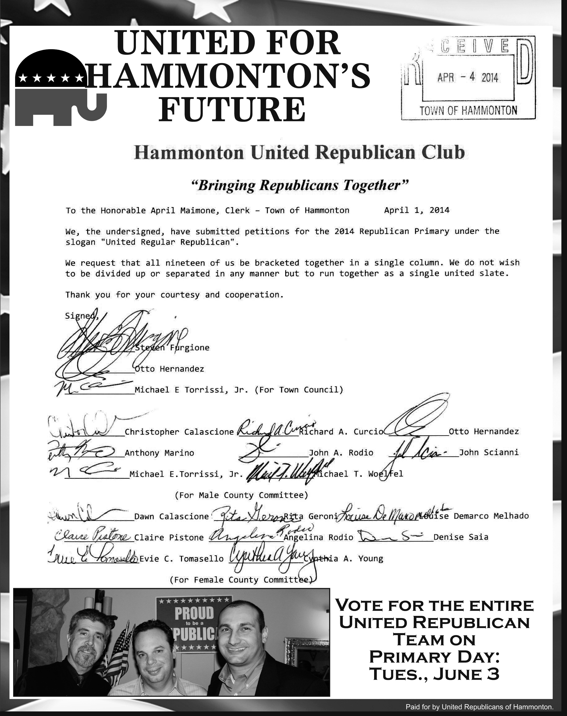 Petitions Hammonton United